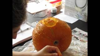 Carving a Warty Pumpkin [upl. by Modestia56]