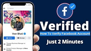 How to Verify Facebook Account 2022  Facebook Account ko Blue Badge se verify Kaise Kare [upl. by Biddle967]