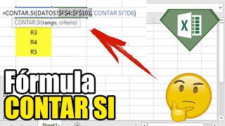 FORMULA  ContarSi PASO A PASO en Excel 2020📈 [upl. by Airotciv]