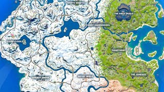 Fortnite Snow Melting Stages in Chapter 3 [upl. by Lazes]