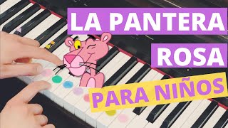 Cómo tocar la PANTERA ROSA en PIANO 🎹 [upl. by Yeleak]