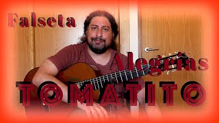 Falseta por Alegrías de Tomatito parte Iguitarra tutorials clasesdeguitarraflamenca [upl. by Gnues]