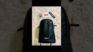 Supreme Leather Backpack 2024 Unboxing [upl. by Ettenil]