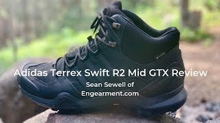 Adidas Terrex Swift R2 Mid GTX Boot Review  Sean Sewell of Engearmentcom AdidasTerrexSwiftR2 [upl. by Akoyin]