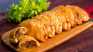 How to Make Empanada  Oven Baked Beef Empanada [upl. by Ejroj]