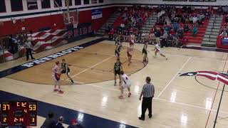 Pittston High School vs Holy Cross High School Mens Varsity Basketball [upl. by Reffinnej520]