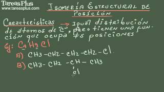 Isomería Estructural de Posición [upl. by Sankey]