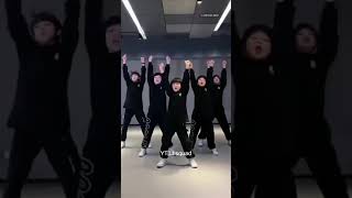 raka taka taka dance bts black pink [upl. by Ginsburg]