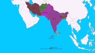 Topografie Landen en hoofdsteden van ZuidAzië [upl. by Axel]