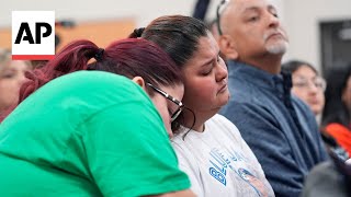 Families of Uvalde shooting victims react to DOJ report on police response [upl. by Weider]