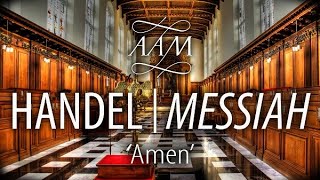 Handel Messiah  Amen  VOCES8 amp Academy of Ancient Music [upl. by Ahsatsana]