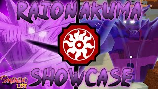 Shindo Life Raion Akuma Showcase [upl. by Kinnard]