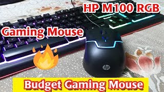 HP M100 RGB Gaming Mouse Unboxing amp Review [upl. by Lacey966]