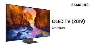 Samsung QLED TV 2019 Anschlüsse [upl. by Lacombe]