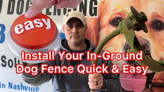 Electric fence installation G4 FENCING [upl. by Ahsinyd]