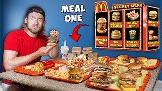 I Finished EVERY Secret Menu Item At Fast Food Restaurants For 72 Hours [upl. by Shriner]