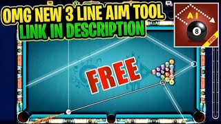 🔥 FREE 3 Line Aim Tool 🔥 Lifetime Anti band  For Android devices Hack For 8 Ball Pool 🚀 [upl. by Natalee]