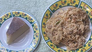 ASMR  Calvert eating Fideo Loco with Monchego Cheese [upl. by Kitchen]