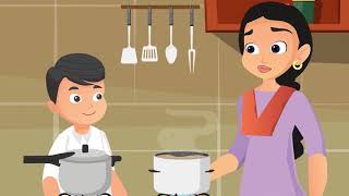 Class 3 EVS Chapter 10 What is Cooking Part 1 English Environmental Studies ncert Looking Around [upl. by Nolla]