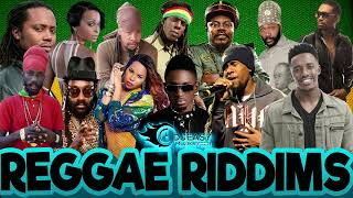 2015 2018 Best Of Reggae Riddims Tarrus RileyJah CureRomain VirgoBusy SignalAlaineChris Martin [upl. by Michiko]