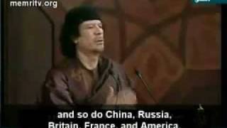 Gaddafi Speech  US Invasion of Iraq [upl. by Grussing687]