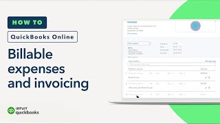 How to mark expenses billable and invoice them to your customer in QuickBooks Online [upl. by Guillema]