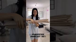 DIY Architectural Pendant Light  Part 1  Home Hacks  DIY Porject [upl. by Vevine]