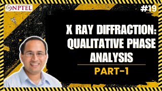 19 X Ray Diffraction  Qualitative Phase Analysis  Part 1 [upl. by Lia]