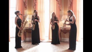 The Arrival of the Queen of Sheba by George Frideric Handel Marici Saxes  Saxophone quartet [upl. by Donna]