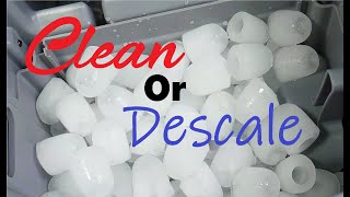 How To Clean Descale Portable Countertop Ice Maker Easy Simple [upl. by Laven800]