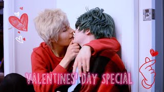 BNHA Cosplay   Valentines Day Special  BakuDeku [upl. by Ahtelat]