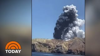 Volcano Erupts On New Zealand’s White Island At Least 5 Killed  TODAY [upl. by Kinson]