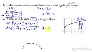 Calculus ABBC – 510 Introduction to Optimization Problems [upl. by Tamar]