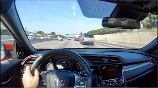 2020 Honda Civic Si HPT Sedan POV Test Drive 3D Audio [upl. by Naivat]