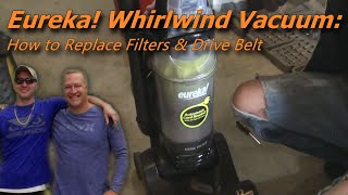 Eureka Whirlwind Vacuum  Replace Filters and Belt [upl. by Gasper]