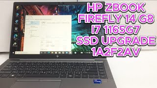 HP ZBOOK FIREFLY 14 G8 I7 1165G7 SSD UPGRADE  1A2F2AV  HP ZBOOK Firefly G8 Mobile Workstation [upl. by Ybbob]