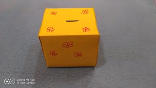 How to make Piggy Bank with Paper [upl. by Reames]