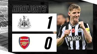 Newcastle United 1 Arsenal 0  Premier League Highlights [upl. by Leasa]