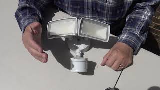 Security Light Installation Part 7 Tips on Aiming Your PIR [upl. by Atihcnoc]