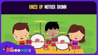 Knees Up Mother Brown Lyric Video  The Kiboomers Preschool Songs amp Nursery Rhymes [upl. by Cicily]