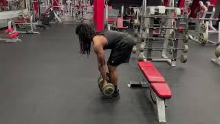 The dumbbell stiff legged deadlift [upl. by Roer]