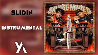 Slidin Instrumental  21 Savage amp Metro Boomin [upl. by Aleahpar]