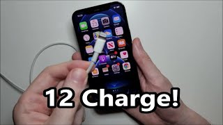 iPhone 12  12 Pro How to Charge Multiple Ways No Power Adapter in Box [upl. by Trebreh]