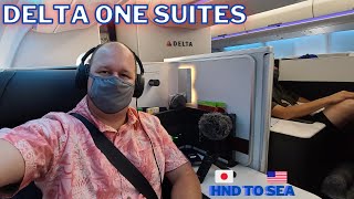 JAPAN TO SEATTLE IN DELTA ONE SUITES ON A330900 NEO [upl. by Simson]