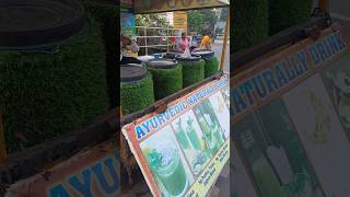 Ayurvedic natural drink 🍹 amp subani mall puri food shortsfeed streetfoodreaction [upl. by Dawn]