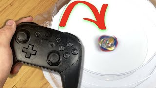 Battling REMOTE CONTROLLED Beyblades [upl. by Nailil]