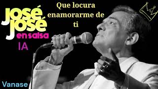 Que locura enamorarme de ti José José IA Ft Eddie Santiago [upl. by Arual]