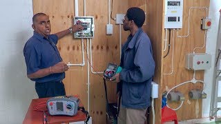 How to do a Insulation Resistance Test on a Single Phase Installation [upl. by Dawaj]