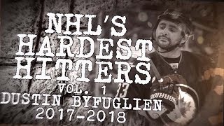 Best Dustin Byfuglien hits from 2017–18  NHL’s Hardest Hitters [upl. by Yruam]