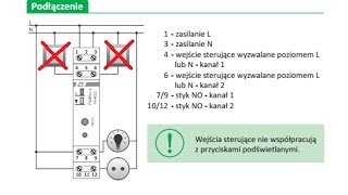 Jak podłączyć podwójny bistabilny  odpowiednik podwójnych schodowych FWR2D [upl. by Enawyd889]